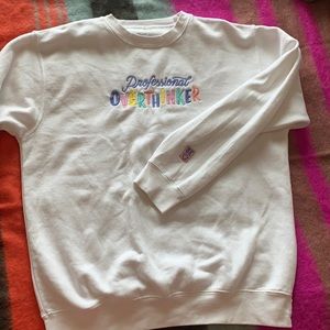 Embroidered sweatshirt